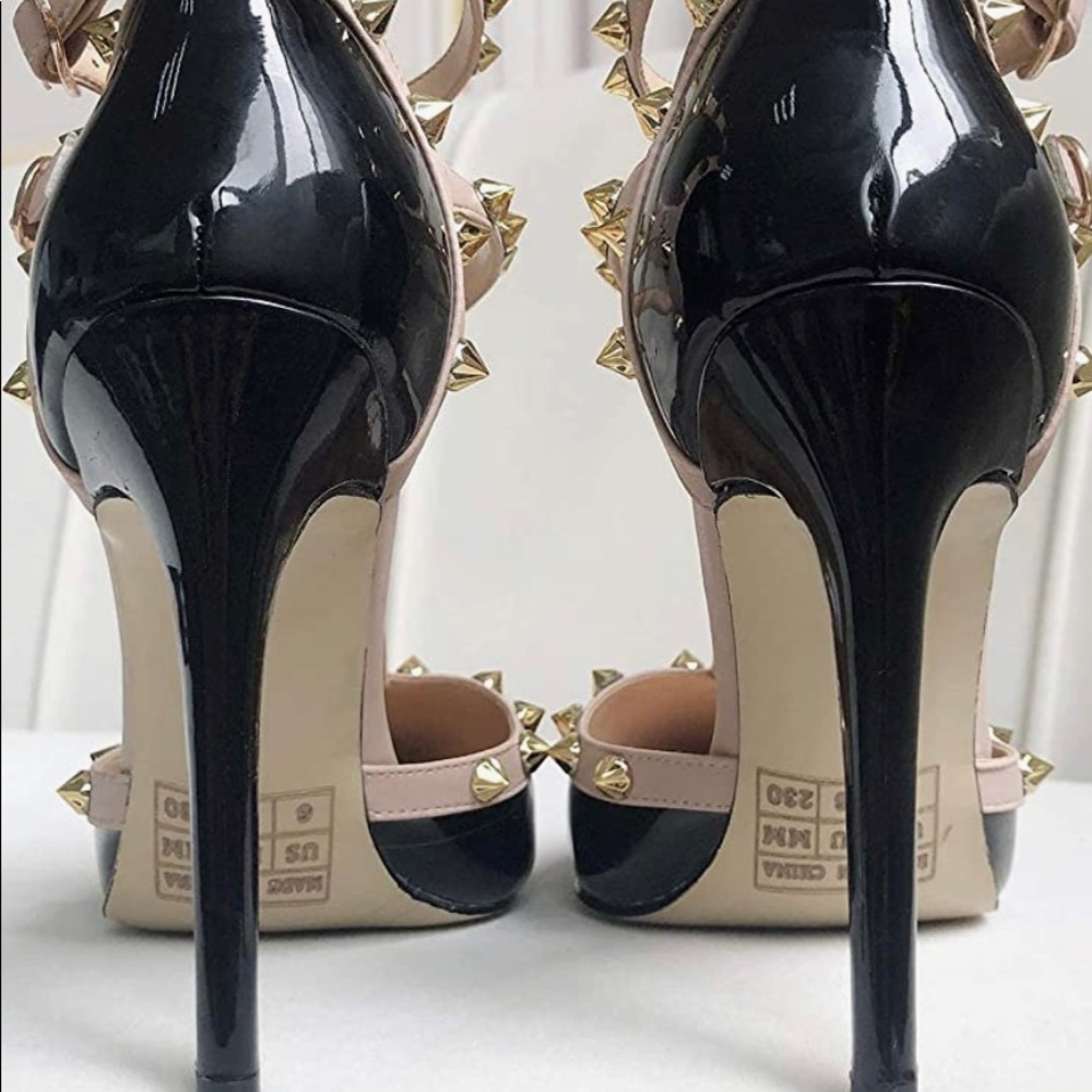 NWT Ankle Strap Heels for Women Stilettos Pumps, SURPRISE GIFT INCLUDED - Picture 7 of 9